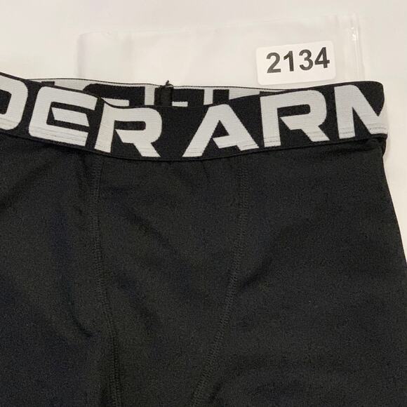 Under Armour Cold Gear Leggings Boys Medium Fitted Athletic Wear Cold Weather - Picture 9 of 9